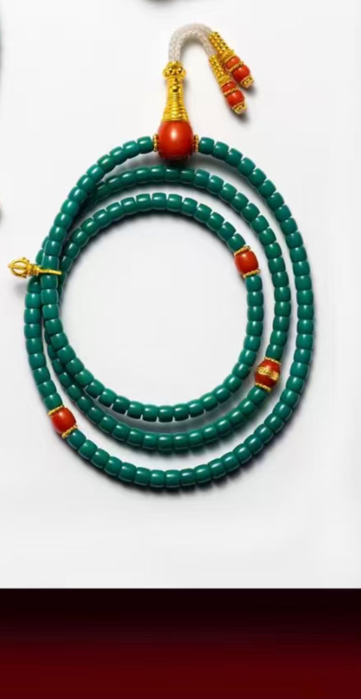 SALIK Entry‑Level Turquoise Prayer Mala | Custom Spiritual Gift 