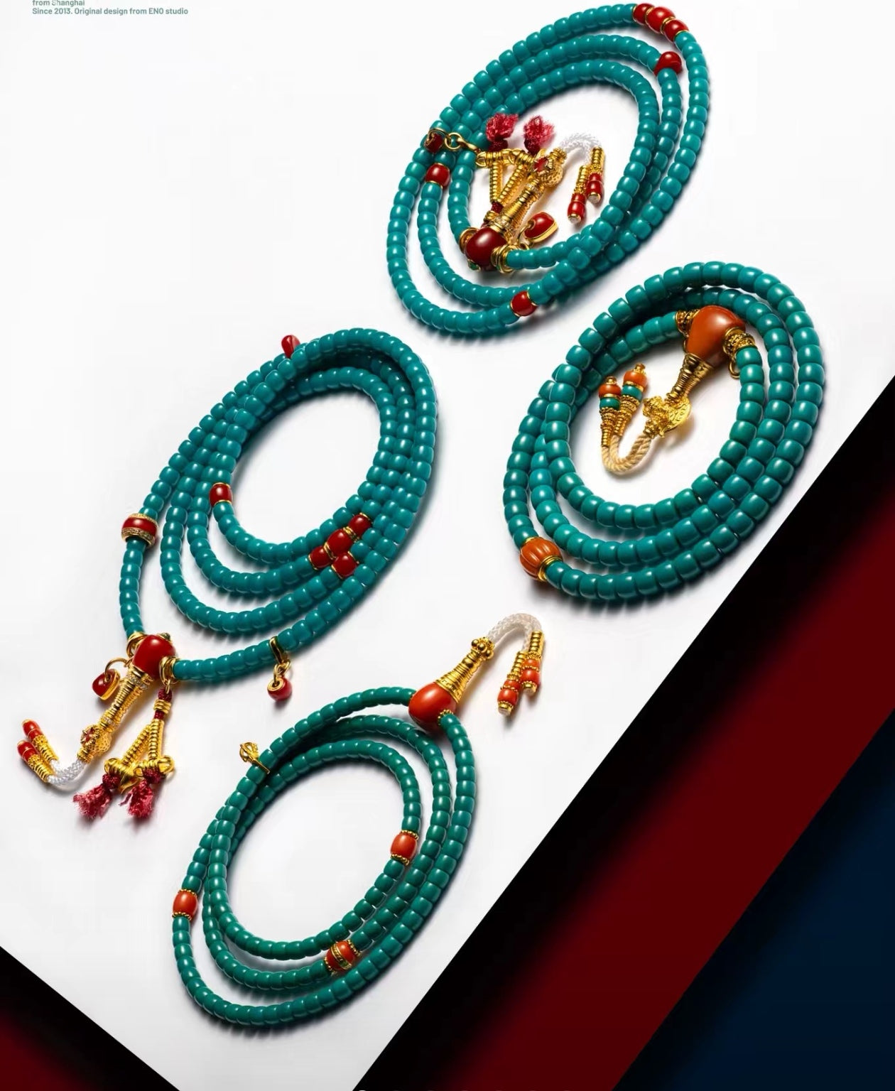 SALIK Entry‑Level Turquoise Prayer Mala | Custom Spiritual Gift 