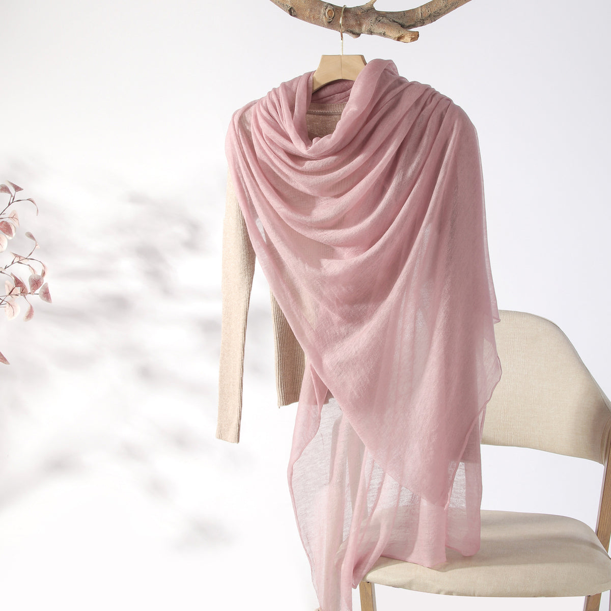 Pure Cashmere Scarf 90×200cm | Executive Corporate Gift for GCC 