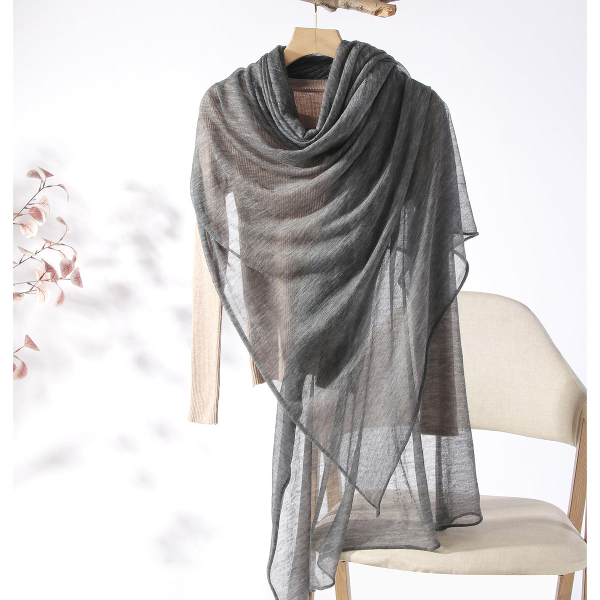 Pure Cashmere Scarf 90×200cm | Executive Corporate Gift for GCC 