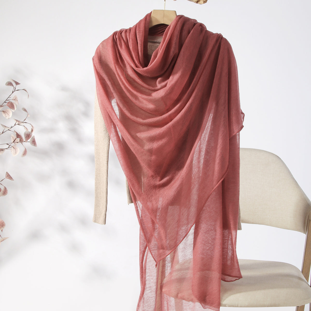 Pure Cashmere Scarf 90×200cm | Executive Corporate Gift for GCC 
