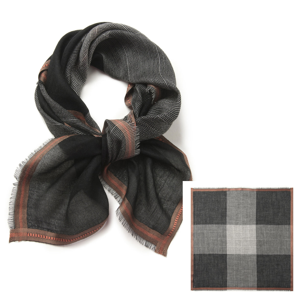 Pure Cashmere Mini Square — 70×70 cm