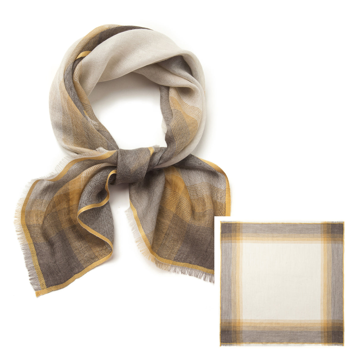 Pure Cashmere Mini Square — 70×70 cm