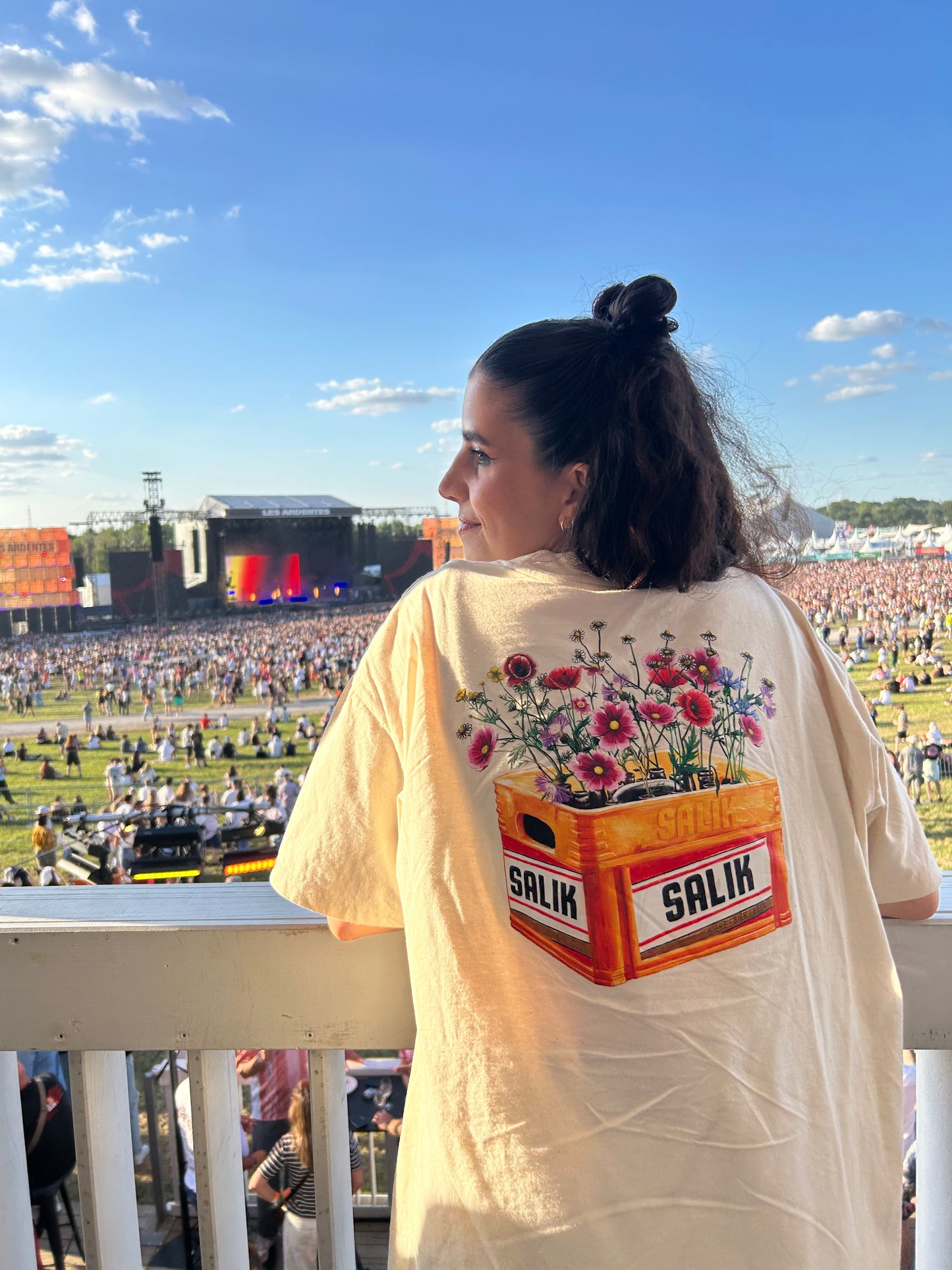 T-shirt bac à fleurs