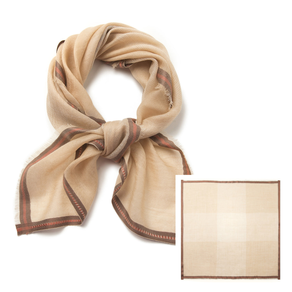 Pure Cashmere Mini Square — 70×70 cm